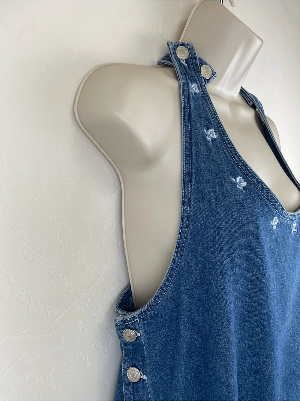Disney Denim Pinafore Jumper Dress with Lady and Tramp Pockets - Blue - Picture 4 of 12